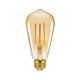 LUZCASA Foco Edison Vintage Bulbo Led 10W ST64 Luz Cálida