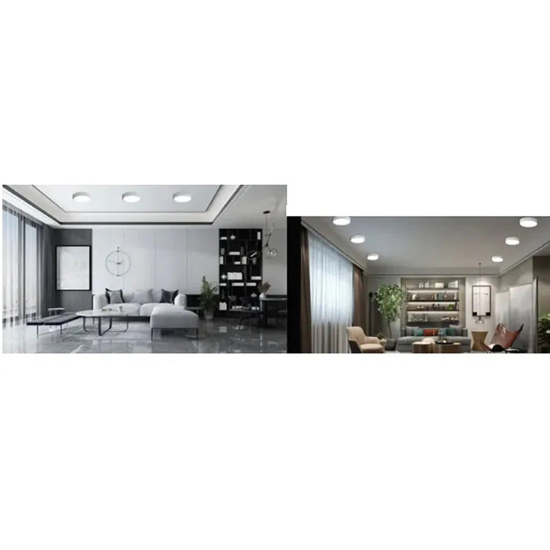 Lámpara Led Sobreponer Fat 12w Redondo Luz Blanca Lumicraft