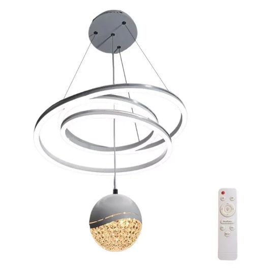 Candil Colgante Led 100w 3 Tonos de Luz, Atenuable con Control Remoto SomLuz