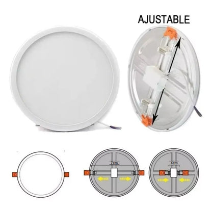 Lámpara Spot Led 6w Ajustable para Bote Luz Blanca Luldex