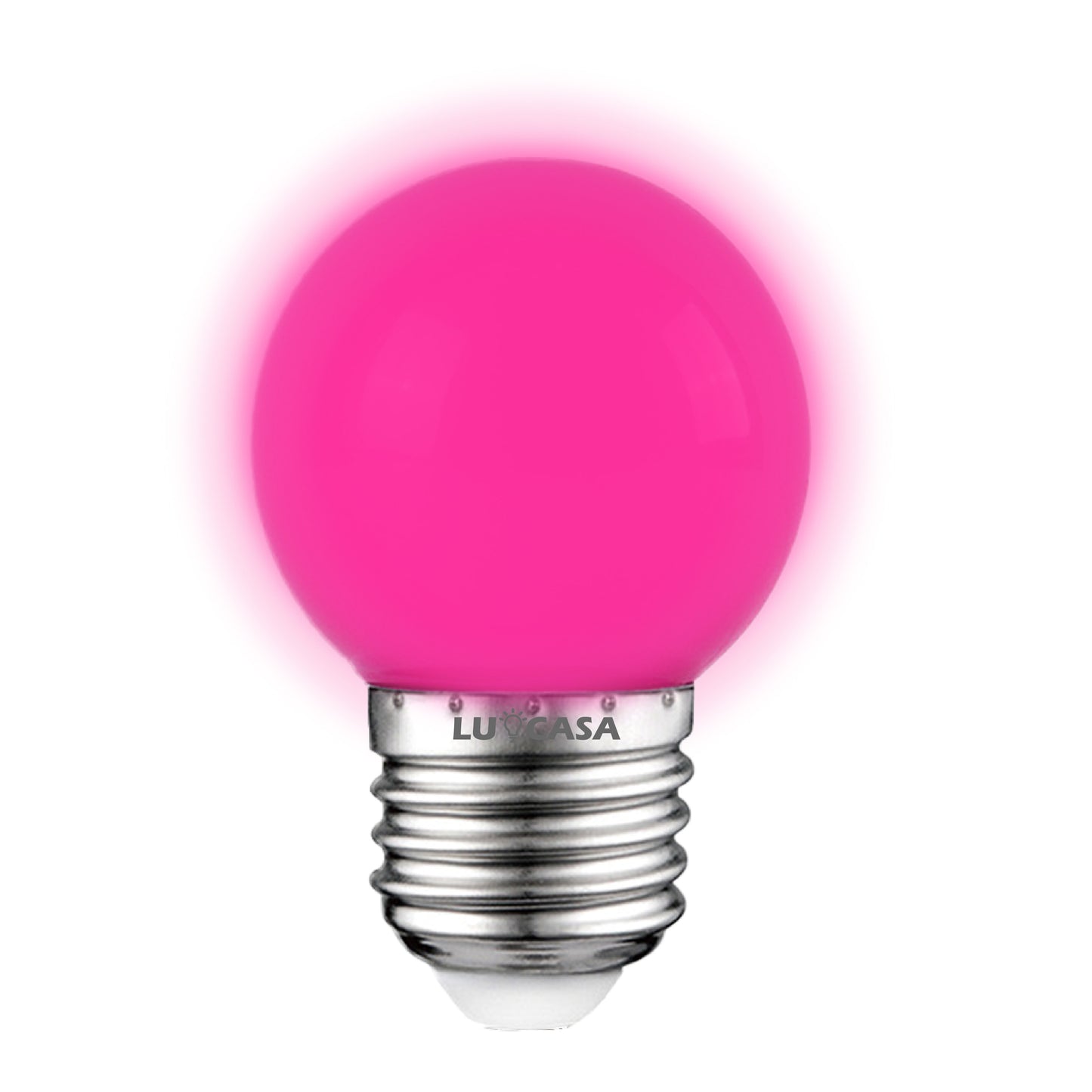 Foco Led Mini Bombilla De Colores G45 Base E27 E26