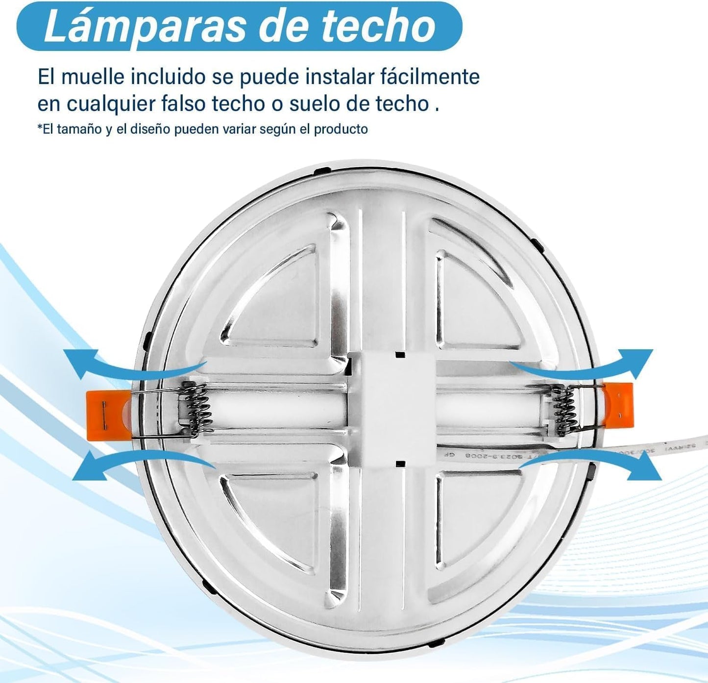PANEL AJUSTABLE SATINADO 15W  - AZMBB15WSA