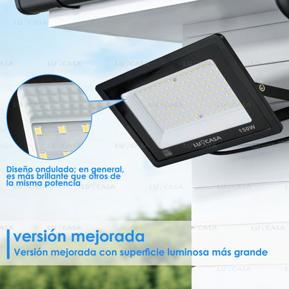 Reflector Led 150W Lampara Exterior IP66 Luz Blanco fria 15000LM XPG150W