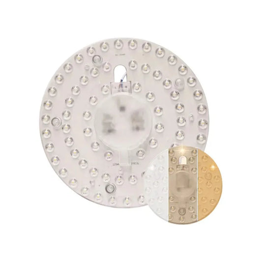 Placa de Led 36w Redondo para Lámpara 3 Tonos de Luz C/Imán Lumicraft