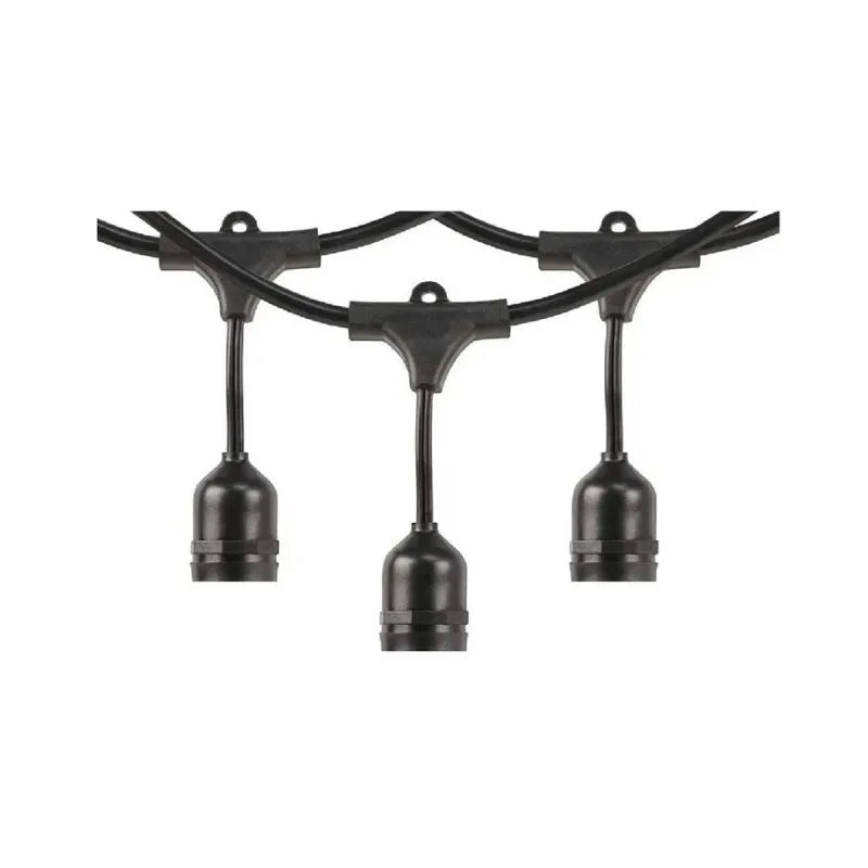 LUZCASA Series De Luces Vintage Extensión Guirnalda 10m Sin Foco E27 10 Sockets