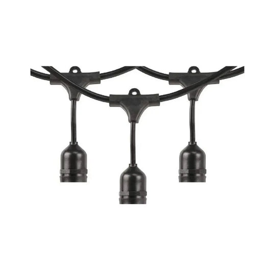 LUZCASA Series De Luces Vintage Extensión Guirnalda 10m Sin Foco E27 10 Sockets