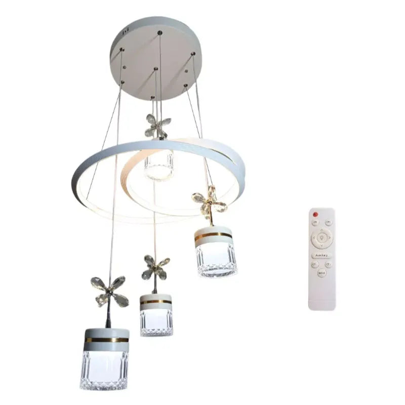 Candil Colgante Led 100w 3 Tonos de Luz, Atenuable con Control Remoto SomLuz