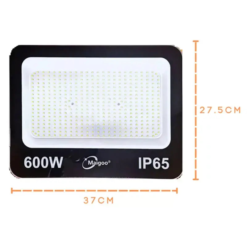 Reflector Led 600w Exterior Multivoltaje Led Ip66 Reforzado Maigoo
