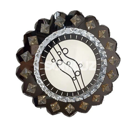 Plafón Cristal Led 96w Redondo 50cm 3 Tonos de Luz Atenuable con control remoto SomLuz