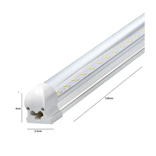 Regleta Led Base Integrada Aluminio Transparente 36w Luz Blanca  Lumicraft