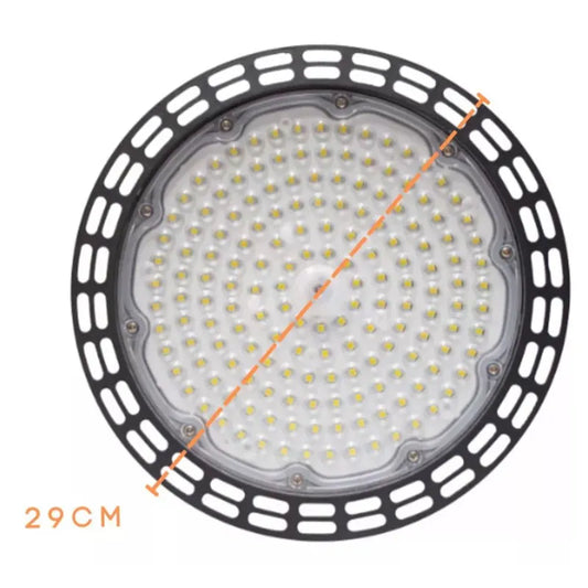 Lámpara Industrial tipo UFO de Led 150w IP65 Luz Blanca Lumicraft