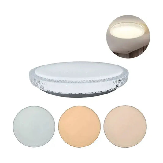 Lámpara Plafón Led 30w de Techo Tres Tonos de Luz Lumicraft