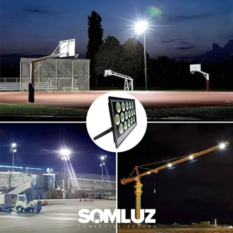 Reflector de Led tipo Perla 800w Alta Potencia IP66 Exterior Maigoo