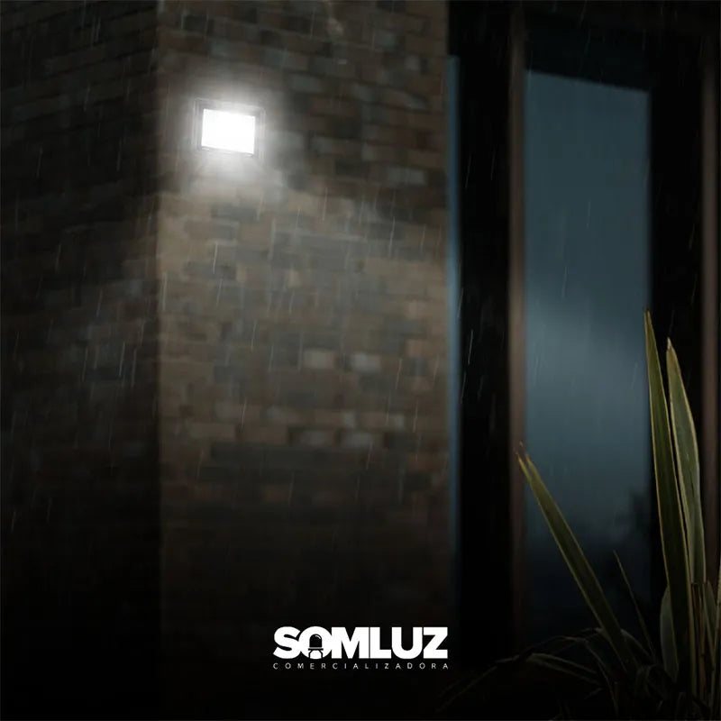 Reflector LED 100w Exterior Multivoltaje SMD Luz Blanco Frío Lumicraft