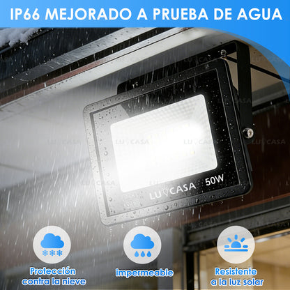 Reflector Led 50W Lampara Exterior IP66 Luz Blanco fria 5000LM XPG50W