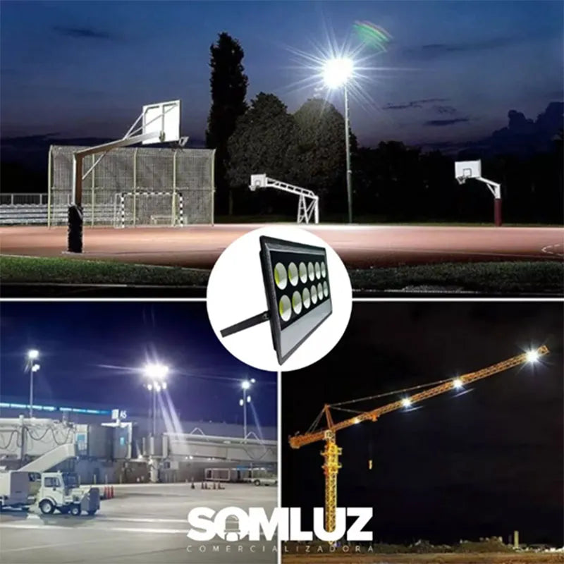 Reflector de Led Tipo Perla 600w Alta Potencia IP66 Exterior Maigoo