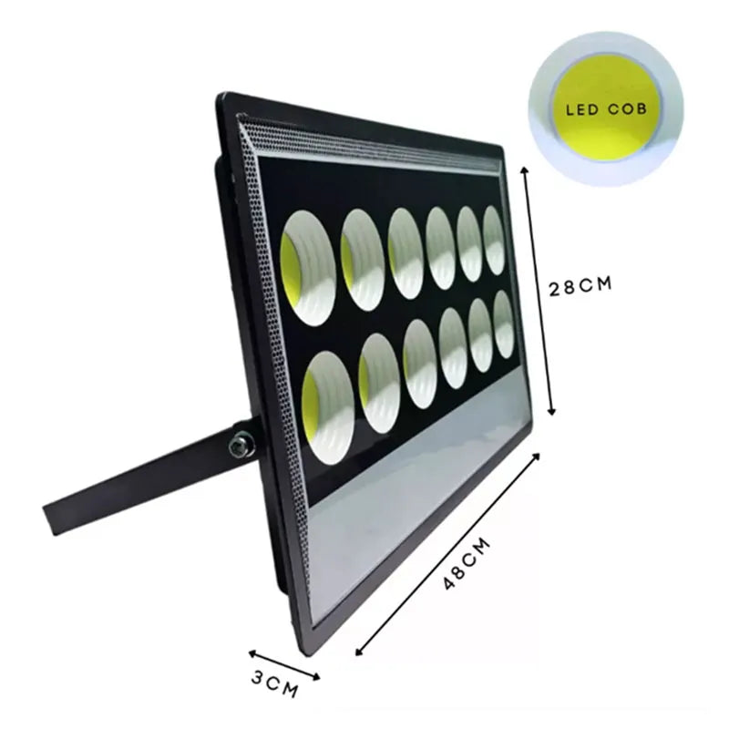 Reflector de Led Tipo Perla 600w Alta Potencia IP66 Exterior Maigoo