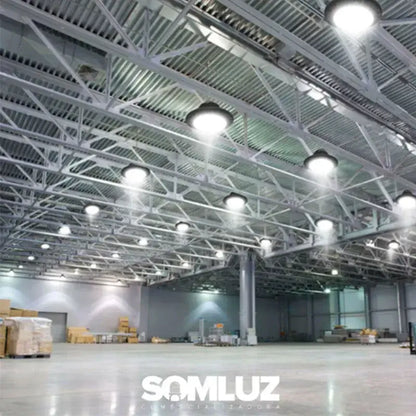Lampara Industrial 200w Led Highbay Tipo Ufo Luz Blanca
