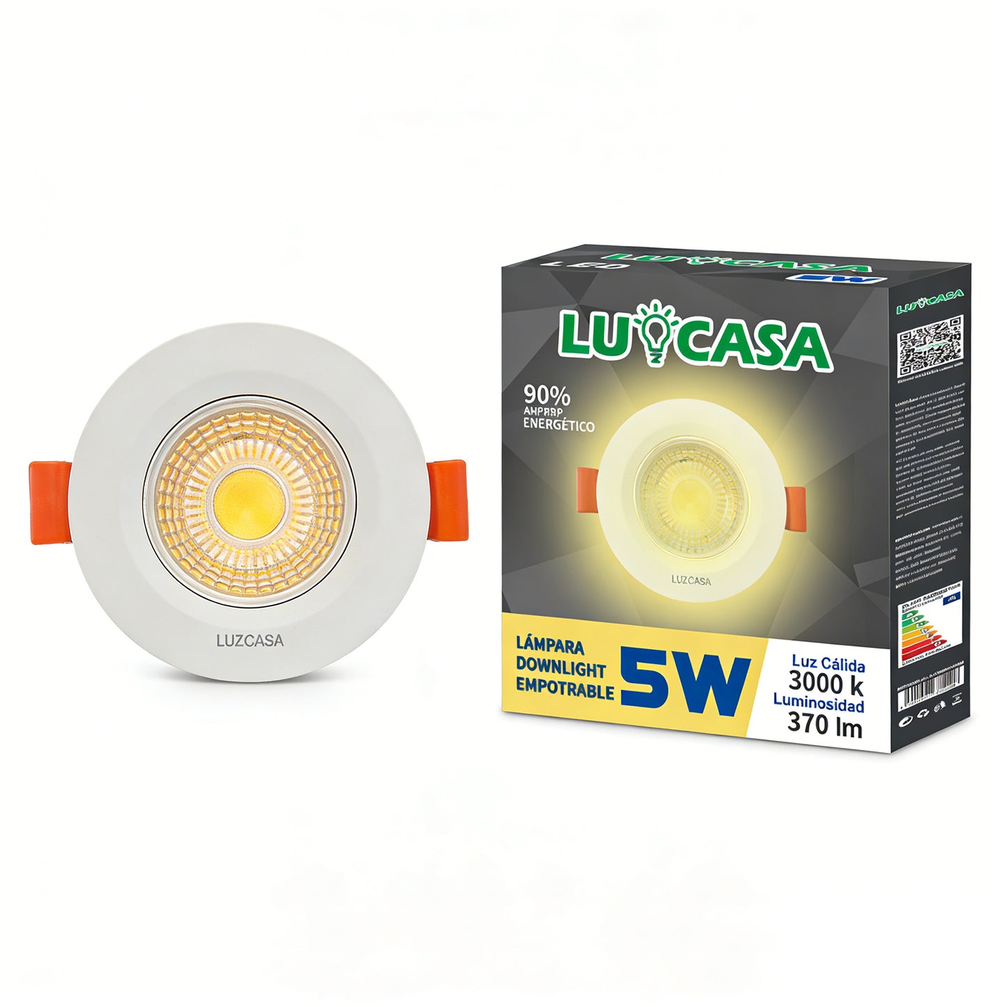 Empotrado Spot Led 5w Dirigible Luz Calida 3000k 10pzs - THSC5W