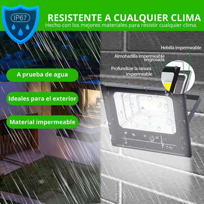 Reflector Solar Led Ip67 Exterior Con Control Remoto 6500k 100W / 200W /  300W / 400W -SJBP