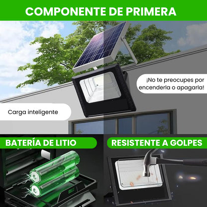 Reflector Solar Led Ip67 Exterior Con Control Remoto 6500k 100W / 200W /  300W / 400W -SJBP