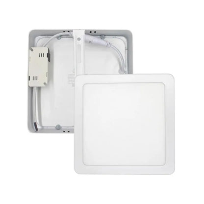 Lámpara Led Sobreponer Fat 18w Cuadrado Luz Blanca Lumicraft