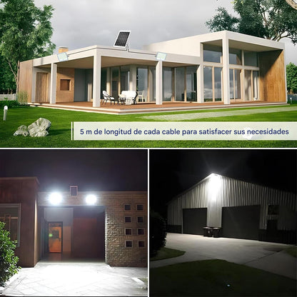 Lámpara Solar Led Exterior 300W Interior Reflector 585 Leds Ip66 Blanco frío - SZZX300W