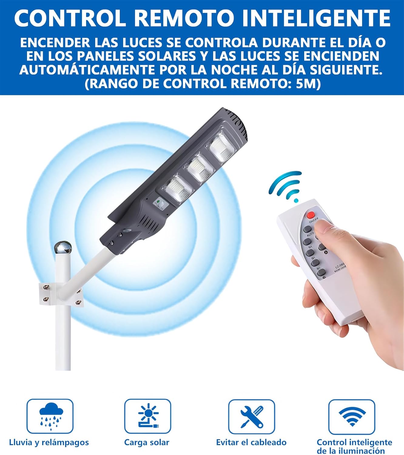 150W LÁMPARA SOLAR SUBRBANA SWZ150W