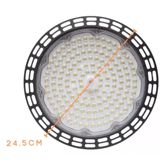 Lámpara Industrial tipo UFO de Led 100w IP65 Luz Blanca Lumicraft