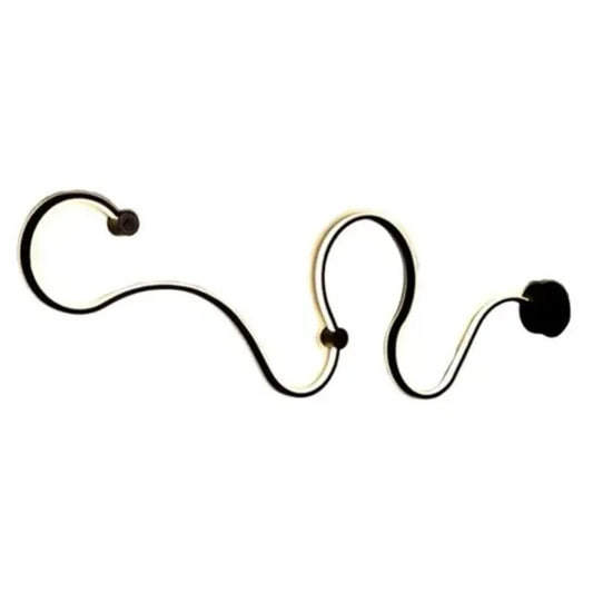 Lampara Arbotante para Pared de Led Curva 30w 3 Tonos de Luz  SomLuz