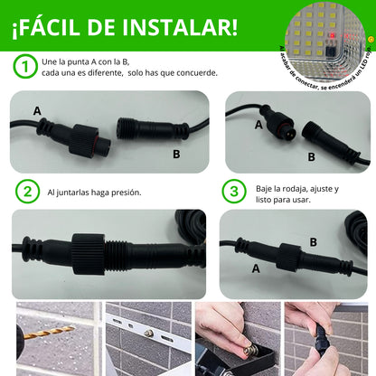 Reflector Solar Led Ip67 Exterior Con Control Remoto 6500k 100W / 200W /  300W / 400W -SJBP