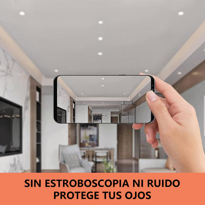 Empotrado Spot Led Dirigible 5w Luz Blanca Fría 6500k 10 Pzs - THSB5W