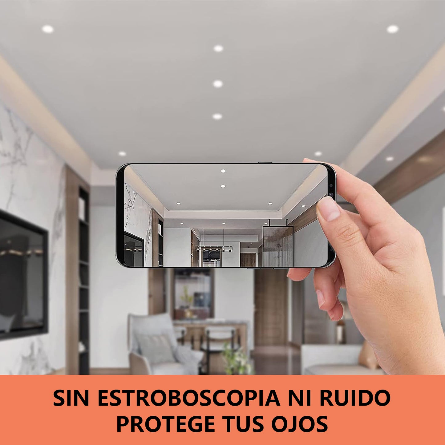 LUZCASA Empotrado Spot Led 12w Dirigible Luz Blanca Fría 6500k - THSB12W