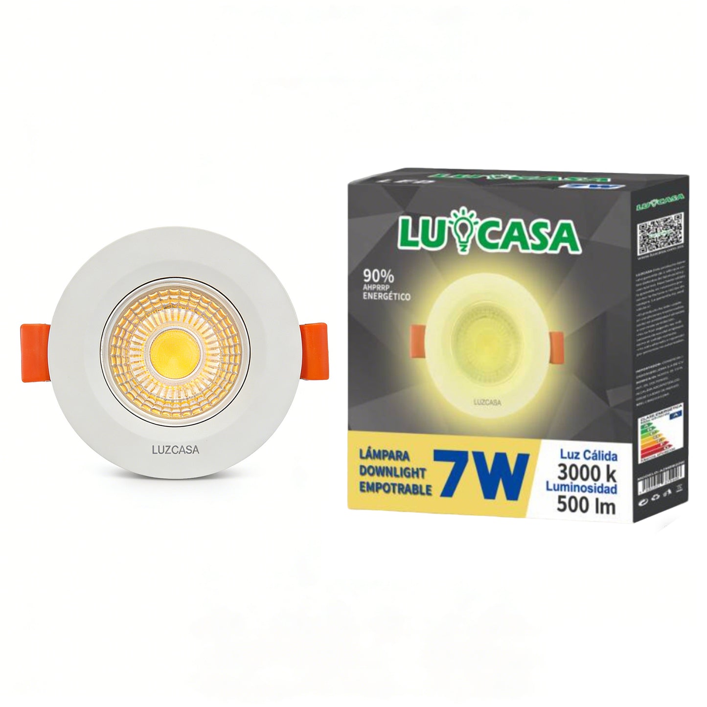 Empotrado Spot Led 7w Dirigible Luz Calida 3000k 10pzs - THSC7W