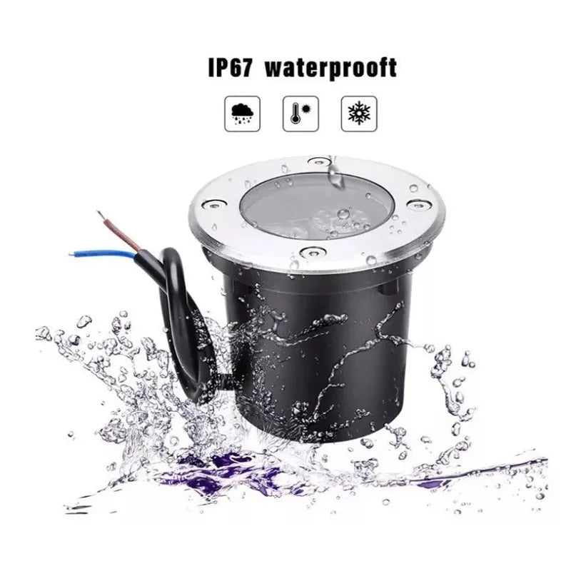 Lámpara de Piso Empotrable Led 3w RGB con Control Remoto Lumicraft