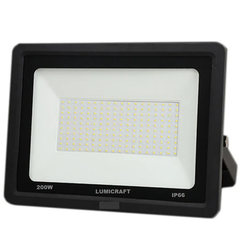 Reflector Led 200w Exterior Multivoltaje SMD Luz Blanco Frío Lumicraft
