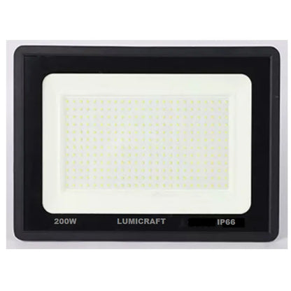 Reflector Led 200w Exterior Multivoltaje SMD Luz Blanco Frío Lumicraft