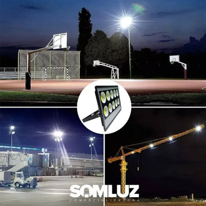 Reflector de Led tipo Perla 500w Alta Potencia IP66 Exterior Maigoo