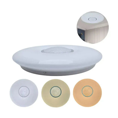 Lampara Plafón de Led 24w de Techo Tres Tonos de Luz Lumicraft