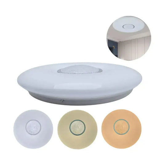 Lampara Plafón de Led 24w de Techo Tres Tonos de Luz Lumicraft