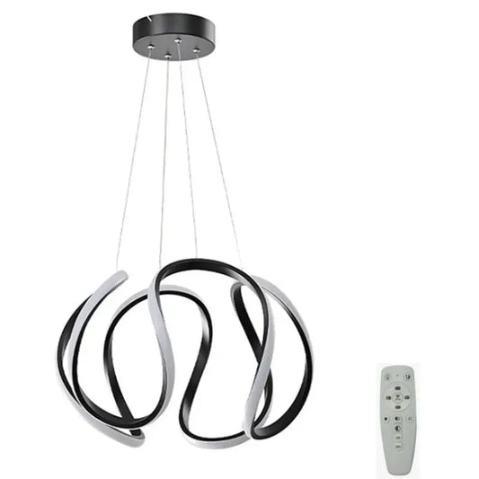 Candil Colgante Esfera de Led 100w 3 Tonos de Luz Atenuable con Control Remoto SomLuz