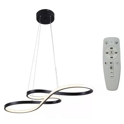 Candil Colgante Led 100w 3 Tonos de Luz, Atenuable con Control Remoto SomLuz