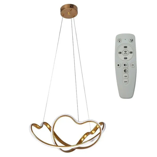 Candil Colgante de Led 100w 3 Tonos de Luz Atenuable con Control Remoto SomLuz