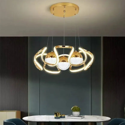 Candil Led Colgante Moderno 3 Tonos Dimeable + control Remoto