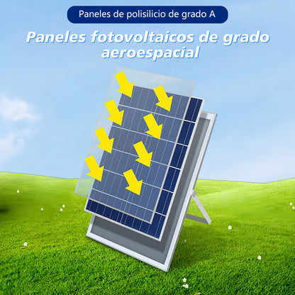 Lámpara Solar Led Exterior Interior Reflector 585 Leds Ip66 100w Blanco Frío - SZZX100W