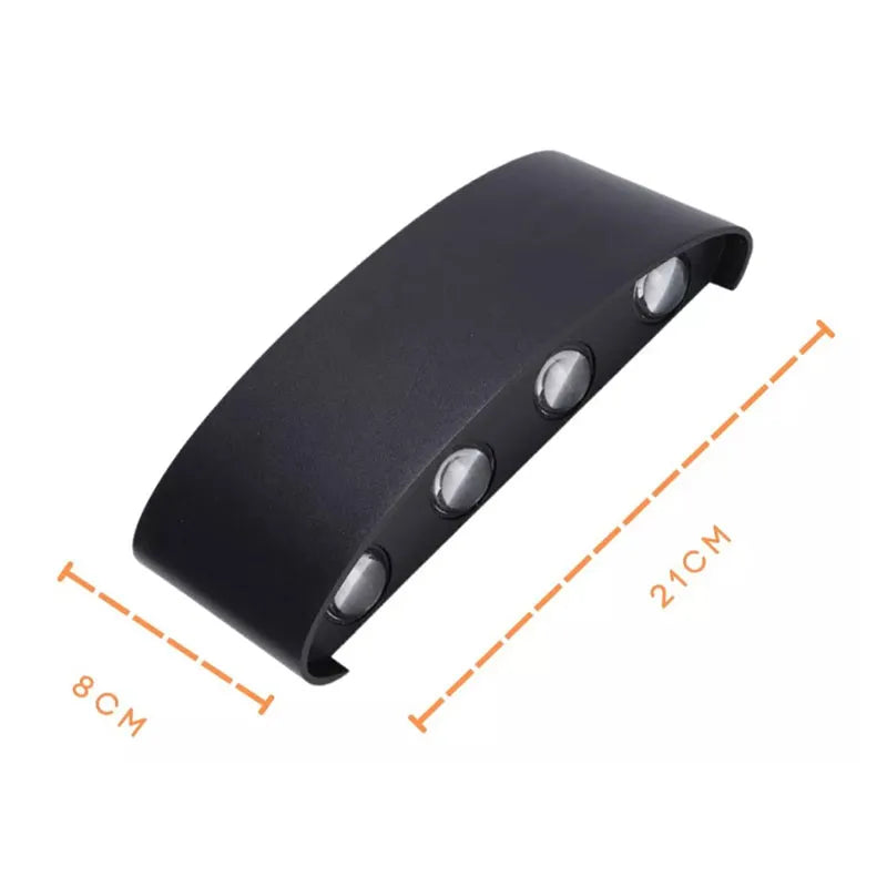 Lámpara Arbotante Led 16w de 8 Lupas Lumicraft