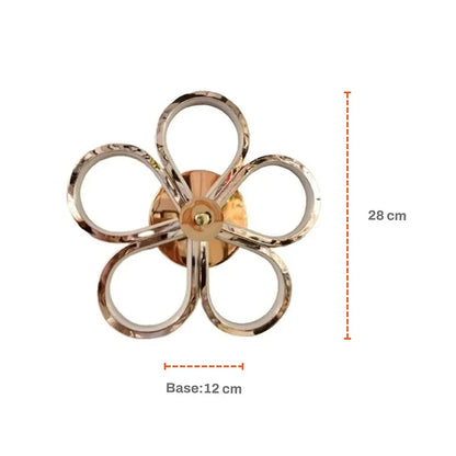 Lámpara Arbotante para Pared de Led Flor 30w 3 Tonos de Luz SomLuz