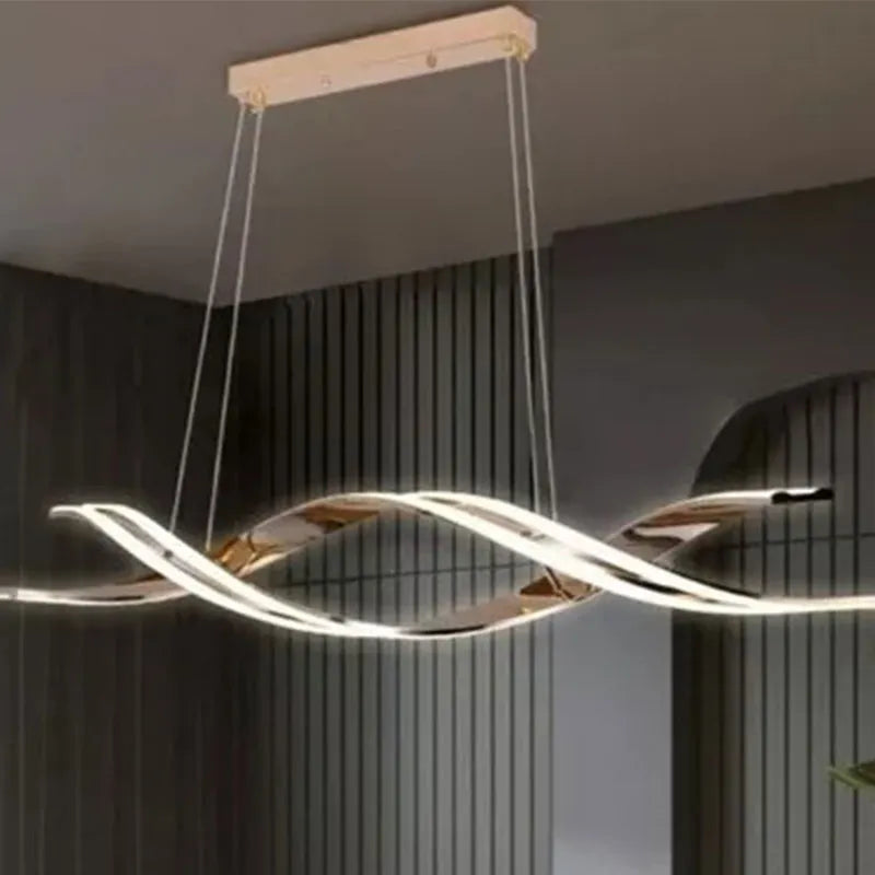 Lampara Colgante Led 3 Tonos Minimalista Doble Led Atenuable