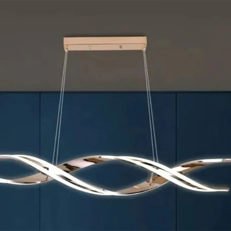 Lampara Colgante Led 3 Tonos Minimalista Doble Led Atenuable