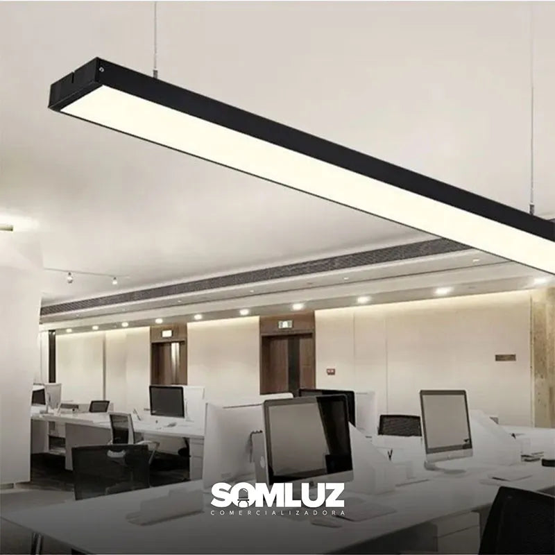 Lámpara Colgante Led Oficina Minimalista Led 54w Lumicraft